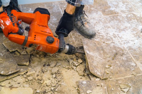 Floor Demolition in Wheaton