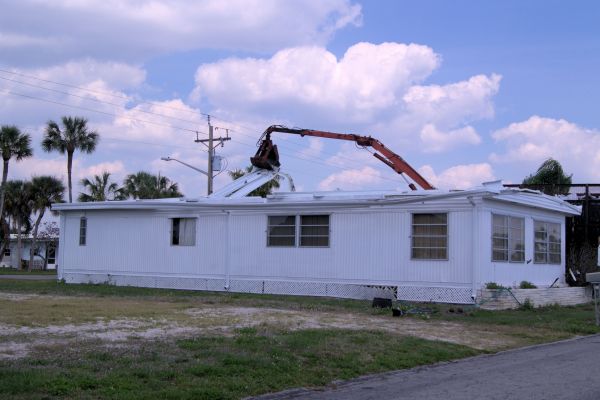 Mobile Home Demolition in Wheaton