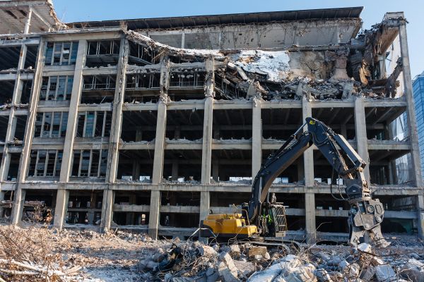 Commercial Building Demolition in Wheaton