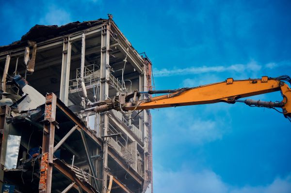 Factory Demolition in Wheaton
